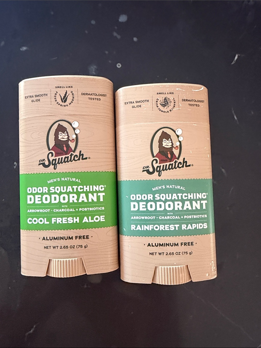 Men’s Natural Deodorant - Cool Fresh Aloe & Rainforest Rapids (Green)